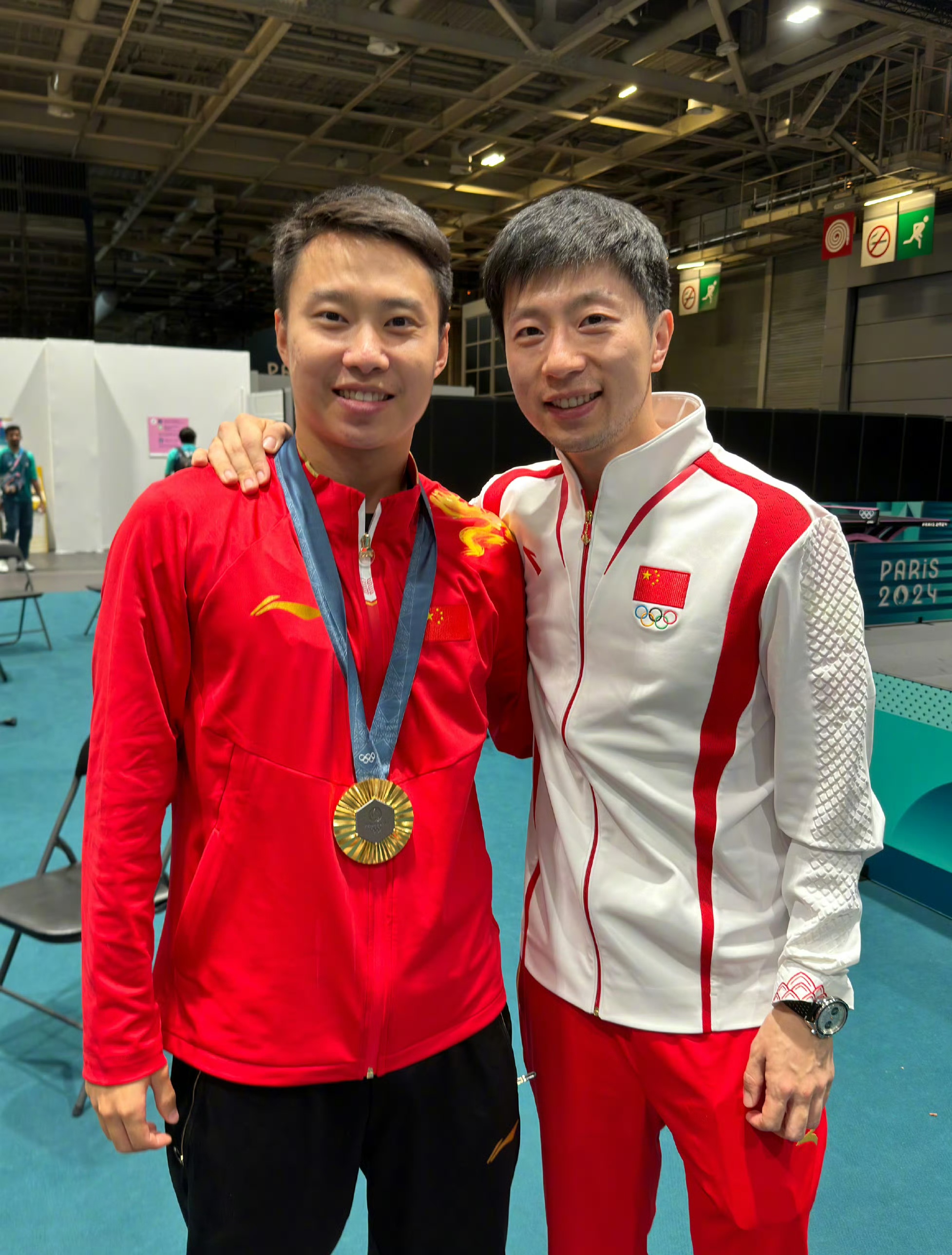 中国队鏖战葡萄牙队，马龙扛起全队