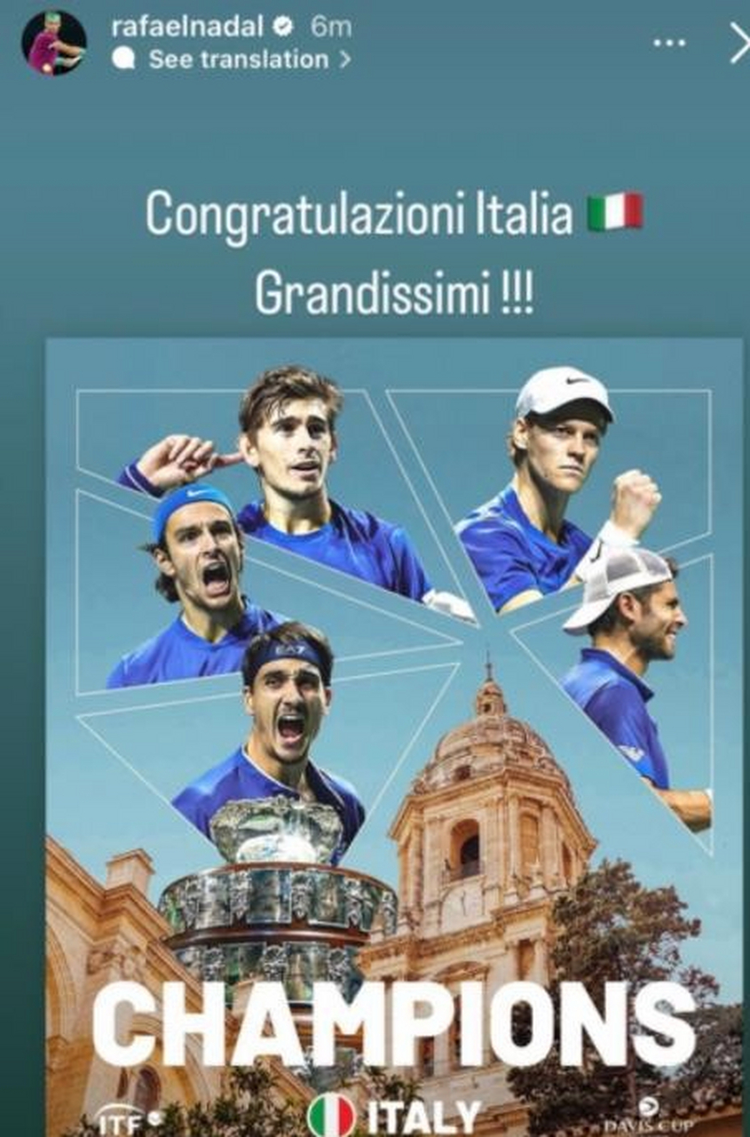 戴维斯杯力克美网，纳达尔带队取胜